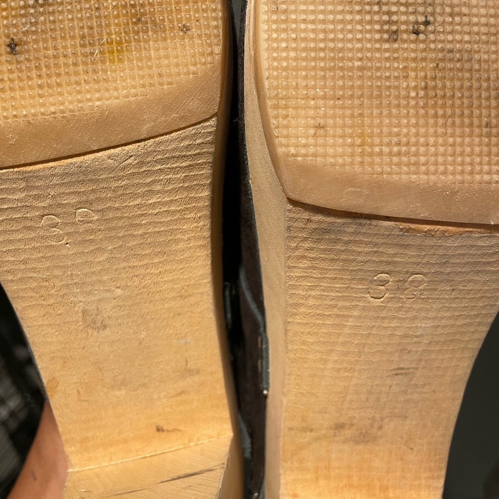 MAGUBA Stockholm Nubuck High Heel Clogs - Picture 9 of 9